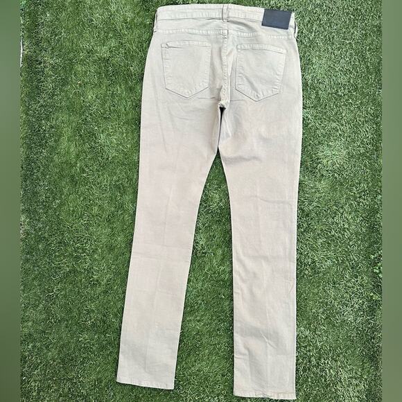 Paige Heritage Federal Slim Straight Denim Jean Iron Mountain Grey Khaki Pant 29 - Picture 9 of 10